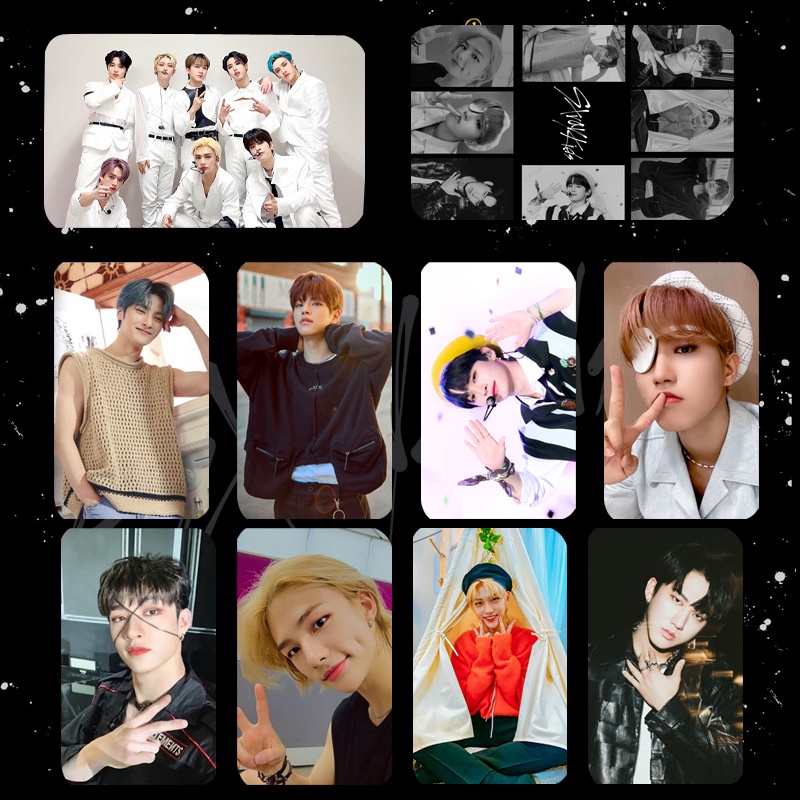 Bộ Thẻ Hình Nhóm Nhạc Kpop Stray Kids Độc Đáo