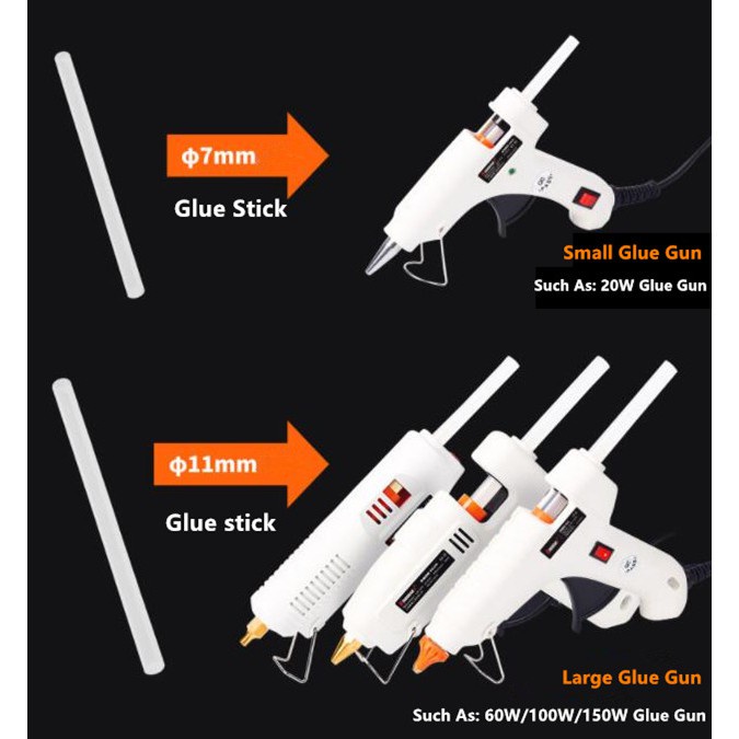 Set 10 Que Keo Nóng Chảy/ Keo Nến Dùng Làm Đồ Thủ Công Tại Nhà