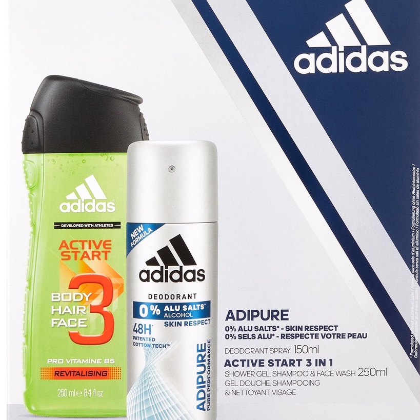 Xịt Khử Mùi Toàn Thân Cho Nam Adidas 150ml