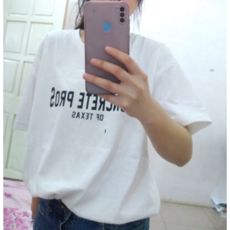 áo phông cotton 3158 classic in chữ đen