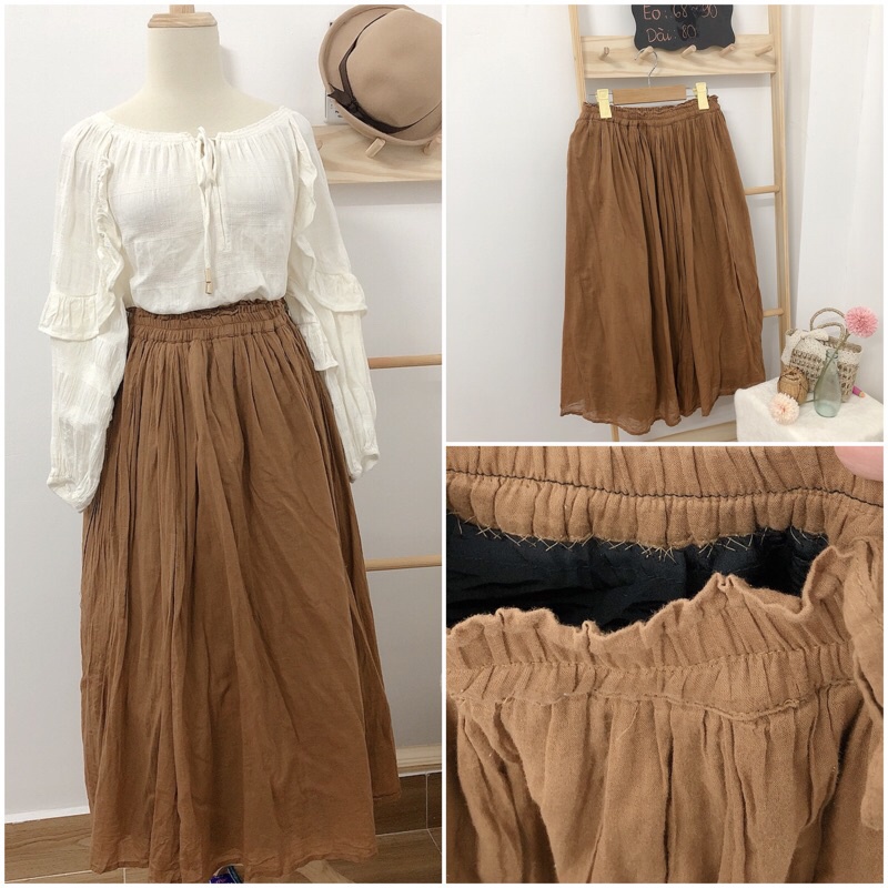 Chân váy vintage 2hand có BIG SIZE