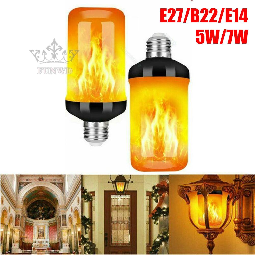 Đèn Led 90 Bóng 5w / 7w Hiệu Ứng Ngọn Lửa Trang Trí