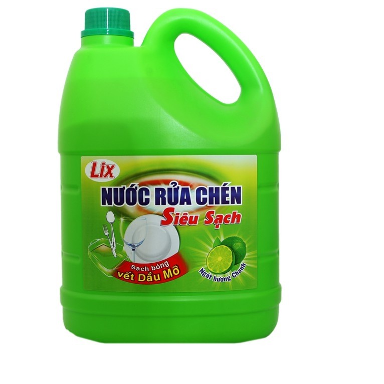 Nước rửa chén Lix Siêu sạch 3,6kg