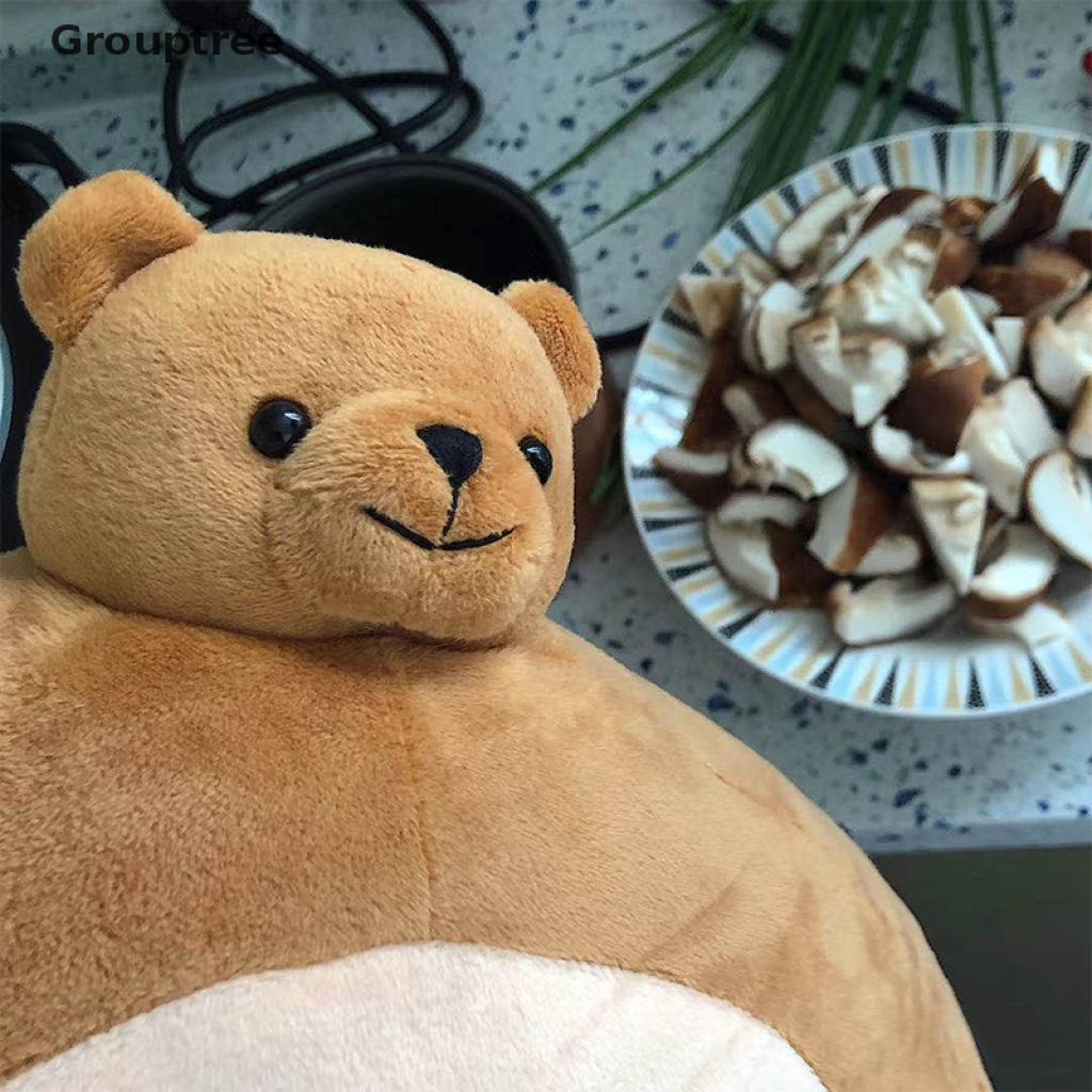 Gối Bông Hình Chú Gấu Đầu Nhỏ Dễ Thương Dùng Làm Quà Tặng Sinh Nhật