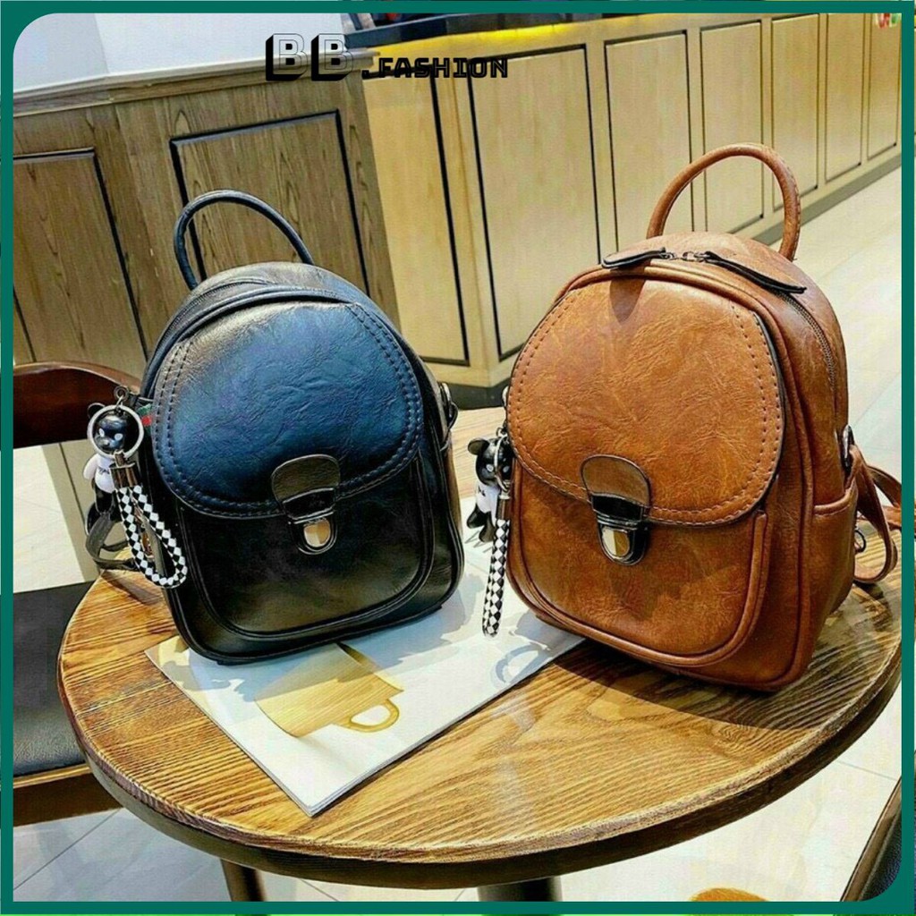 balo kèm chuột chất da mềm h68