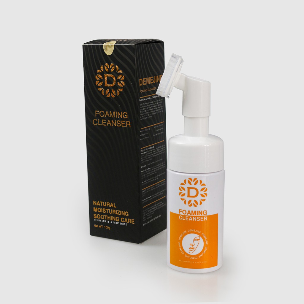 [Hàng Chính Hãng] Sữa Rửa Mặt Đầu Cọ Silicon Sạch Sâu Demejine Foaming Cleanser | BigBuy360 - bigbuy360.vn
