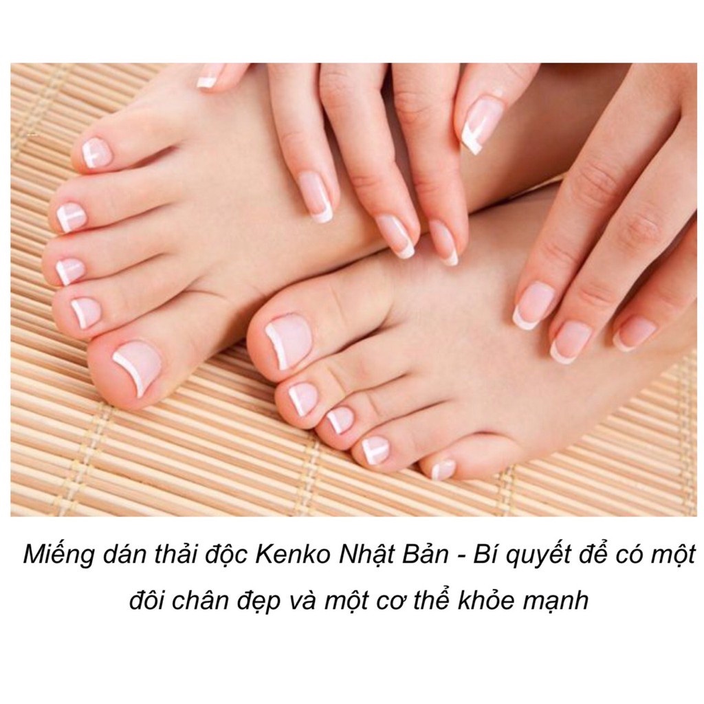 Miếng dán chân thải độc, miếng dán thải độc bàn chân Nhật Bản Kenko 30 miếng - Happy Life 4U