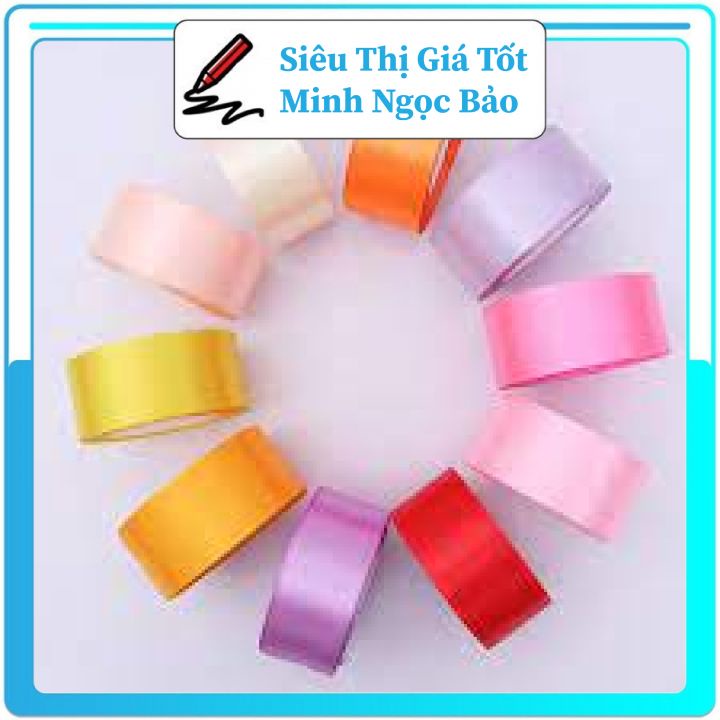 Rubăng Vải Lụa Bản 5 cm Nguyên Liệu Làm Hoa, Nguyên Liệu Làm Nơ
