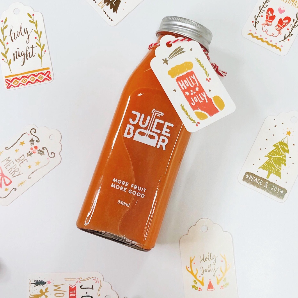 Chai Thủy Tinh Vuông 350ml nắp Nhôm đựng cafe, nước ép, sữa hạt