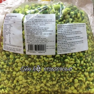 Đậu Hà Lan wasabi Singapore gói 500 gram