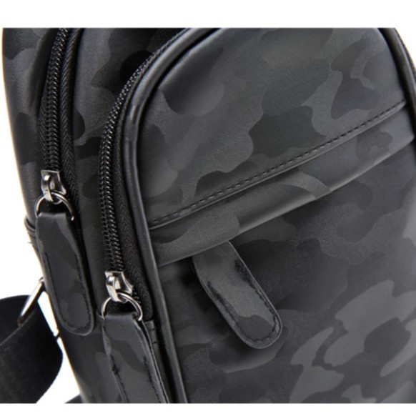 Túi đeo chéo, da PU cao cấp, họa tiết Camo, rằn ri | BigBuy360 - bigbuy360.vn
