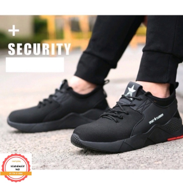 Giày Bảo Hộ Lao Động Nam Siêu Bền Mũi Sắt – Đế Lót Thép Chống Đinh, Chống Dập Ngón, Chống Tĩnh Điện ( mẫu 03 )