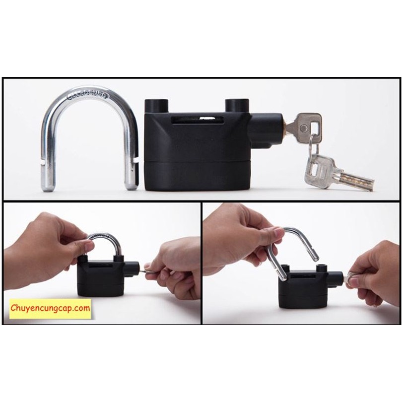 Khóa Báo Động Thông Minh KB-110DBA (Hàng Loại 1 - Thiết Kế Loa Dưới Đáy) Autofun