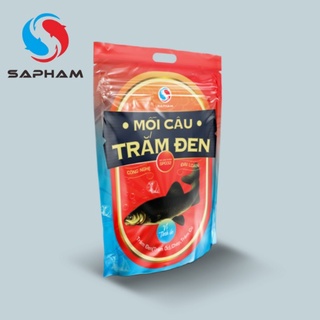 Mồi câu trắm đen vị tanh Sapham , mồi xả câu cá trắm trắng , chép , trắm dạng cỏ dạng hạt 1500g - Đồ câu Sapham