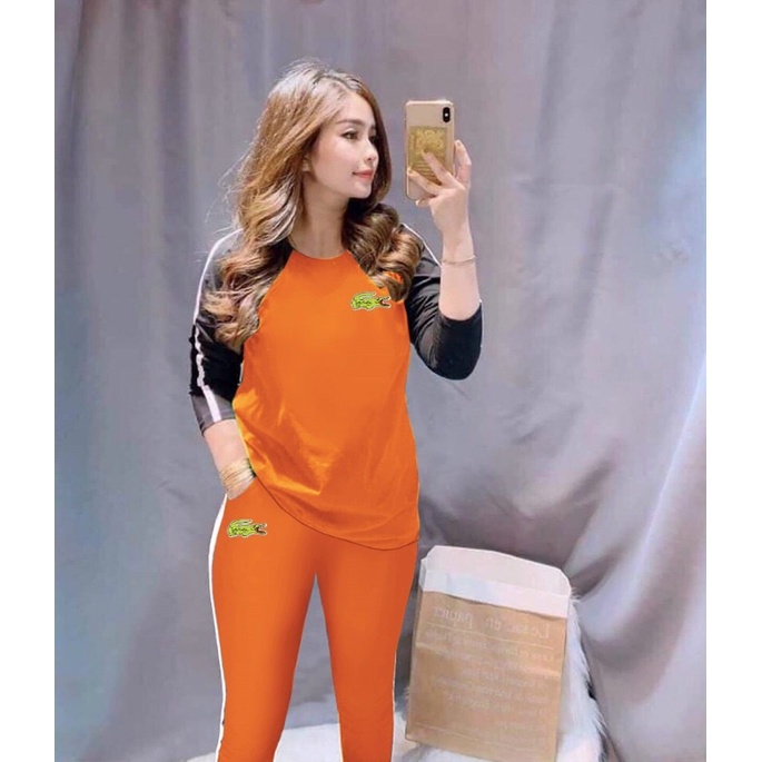 Đồ bộ thun cotton tay dài sz 52-57kg
