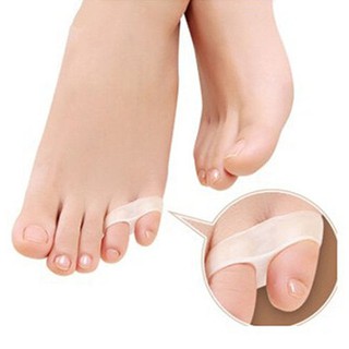 [Hàng mới về] 1 Cặp dụng cụ tách ngón chân bằng silicon giúp giảm đau/ chỉnh hình và làm thẳng ngón chân hiệu quả