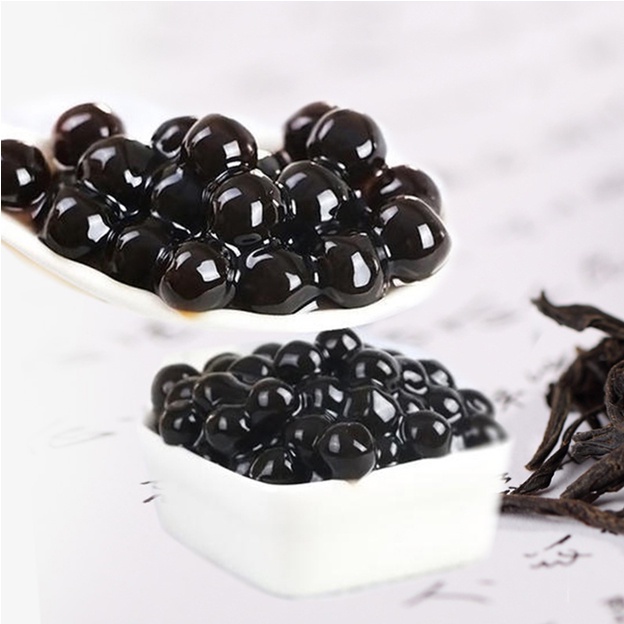 Trân Châu Đen Mềm Dẻo Nguyên Liệu Pha Trà Sữa Trân Châu Truyền Thống NHALAM FOOD