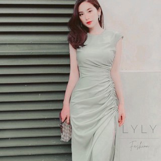 Đầm dự tiệc sang trọng, đầm dáng ôm lụa hàn, Lyly shop