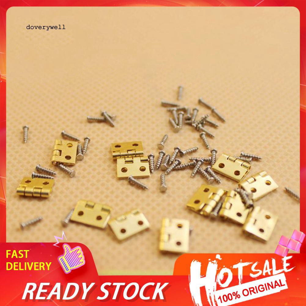 Bộ 48 bảng lề mini+12 ốc vít thủ công chất lượng