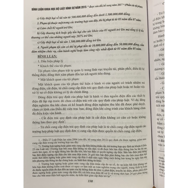 Sách -Bình luận khoa học Bộ luật hình sự năm 2015 được sửa đổi, bổ sung năm 2017 (Phần Các tội phạm) | BigBuy360 - bigbuy360.vn