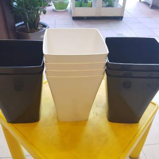 Combo 5 chậu nhựa trồng cây H25cm siêu đẹp bền