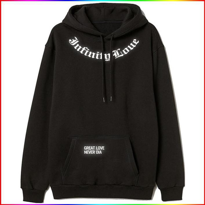 HOT- [ Mẫu Mới] Áo Hoodie Unisex Infinity Love Phản Quang - siêu sốc