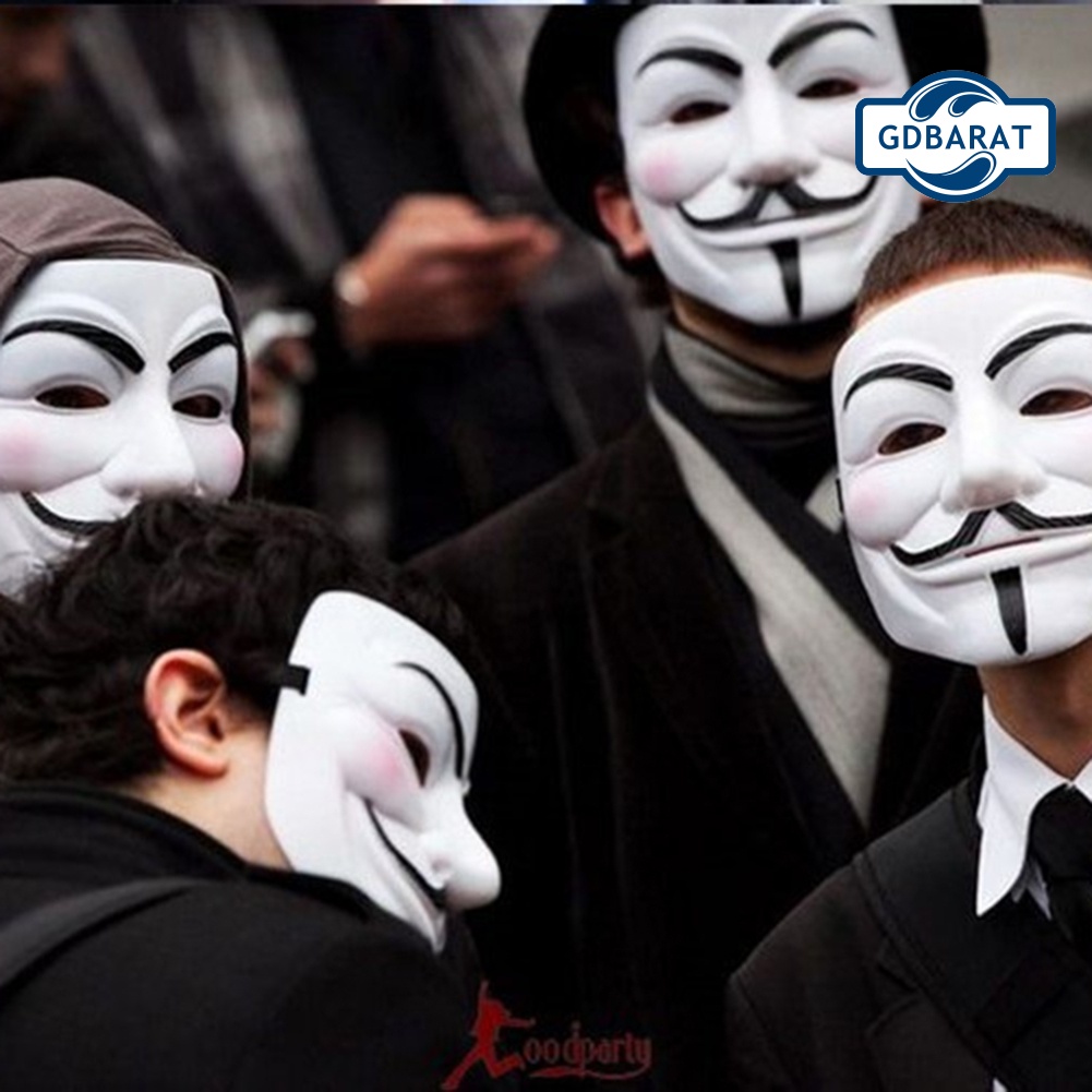 Mặt Nạ Hóa Trang Nhân Vật Anonymous Hacker V for Vendetta Master