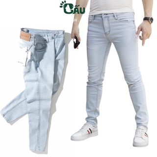 Quần jean nam Gấu 194 wass kiểu vải jeans co dãn, dày dặn form slimfit  - 6868