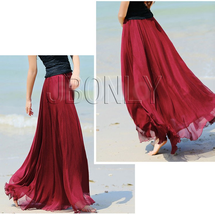 [Mã FADIRECT20 giảm 20K đơn 150K] Váy maxi chiffon phong cách Bohemian | BigBuy360 - bigbuy360.vn