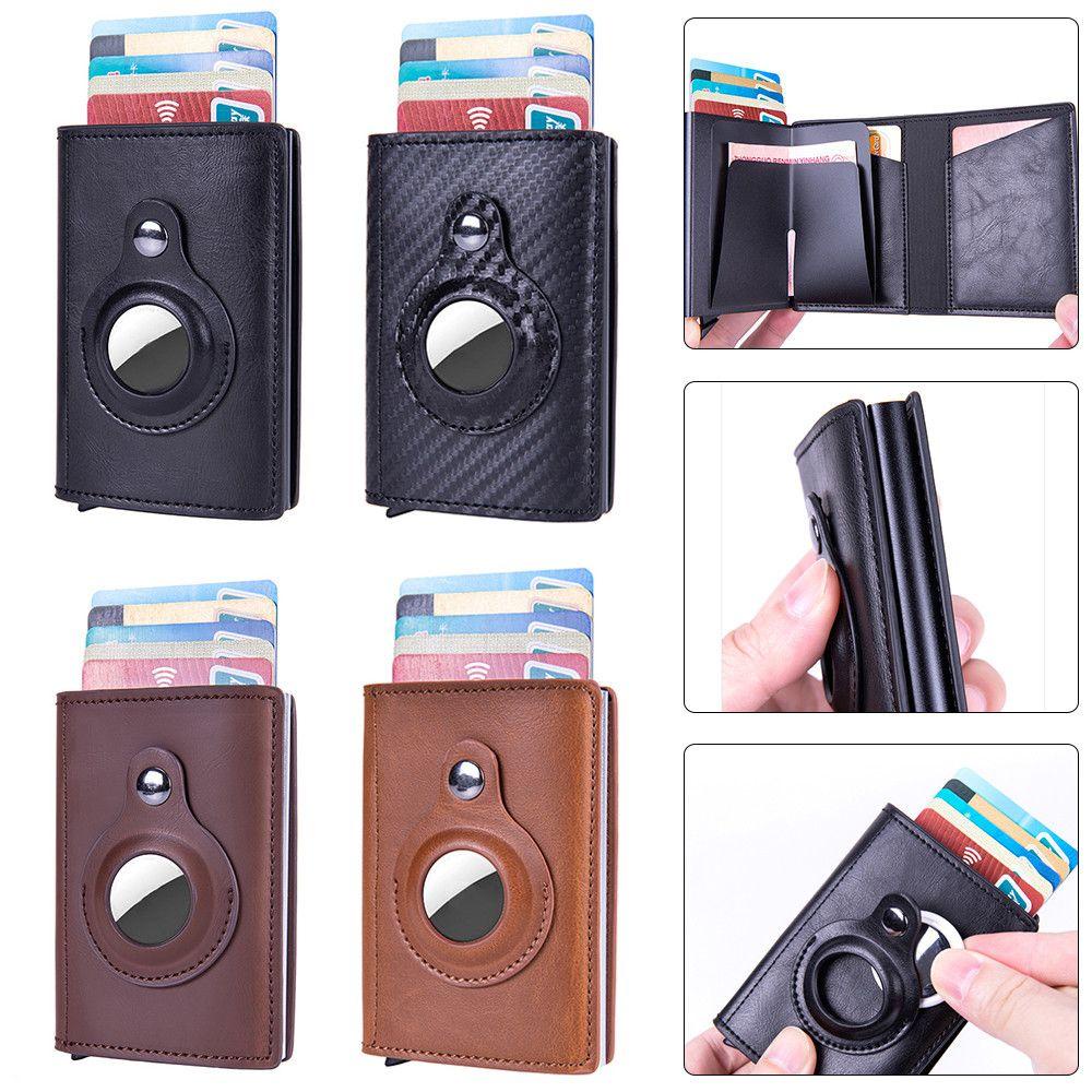 Ví Da PU MIHAN1 Nhiều Ngăn Đựng Thẻ Tín Dụng RFID Chống Trộm Cho Nam Và Nữ