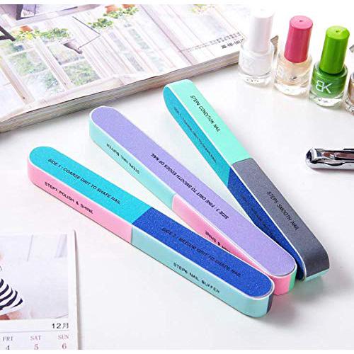 Dũa móng tay 7 mặt, dụng cụ làm móng chuyên dụng, tiện lợi GD222