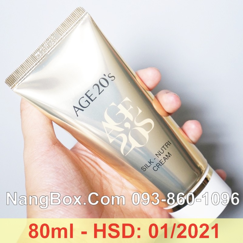 Kem Dưỡng Trắng Mềm Mượt Da AGE 20's SILK NUTRI CREAM