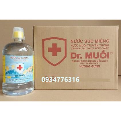 ✅ Nước Súc Miệng Dr. Muối Hương Gừng