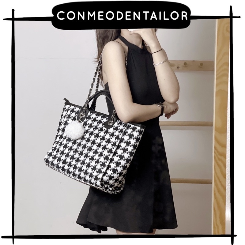 Túi Xách Nữ Houndstooth LOUIS CONMEODENTAILOR