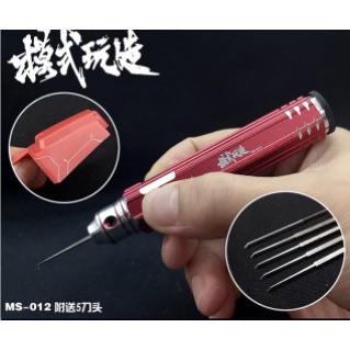 Combo Cán + 5 mũi Chisel MOSHI dùng cho mô hình - DỤNG CỤ MÔ HÌNH