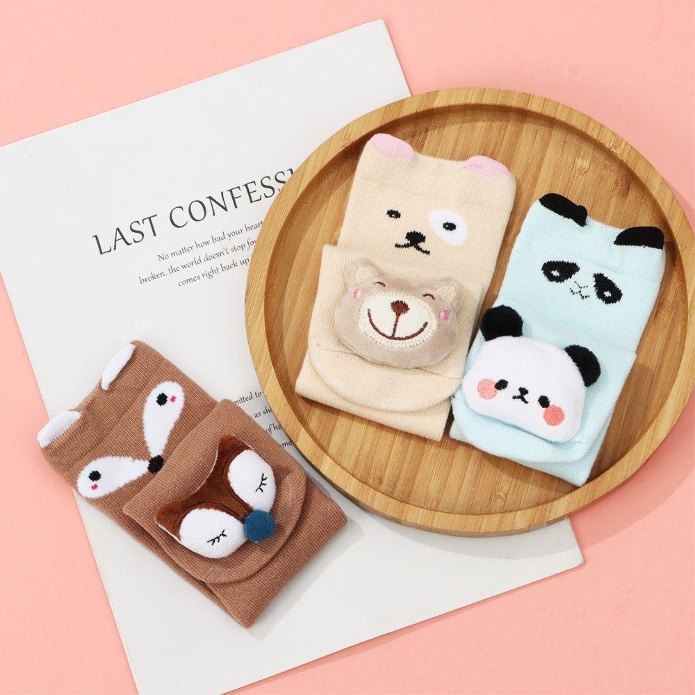 Vớ Cao Đến Đầu Gối Chống Trượt In Họa Tiết Hoạt Hình Cho Bé Sơ Sinh