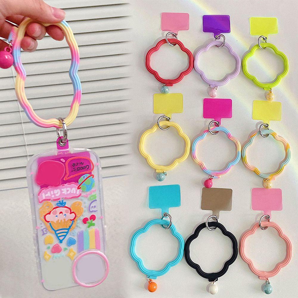 Ốp Điện Thoại Dẻo Kèm Vòng Đeo Tay &amp; Dây Đeo Chống Rơi Chống Mất Tiện Dụng Cho Iphone