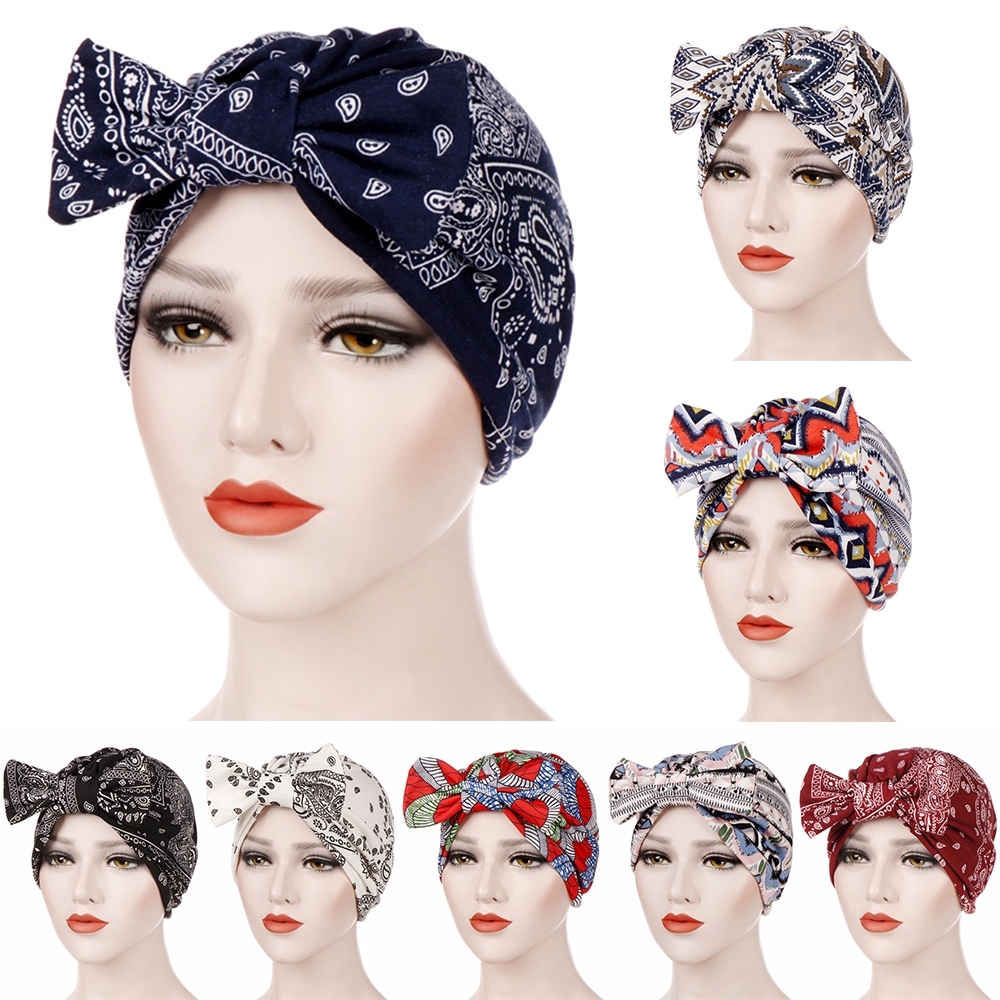 Mũ trùm đầu co giãn phong cách Hồi giáo cho nữ