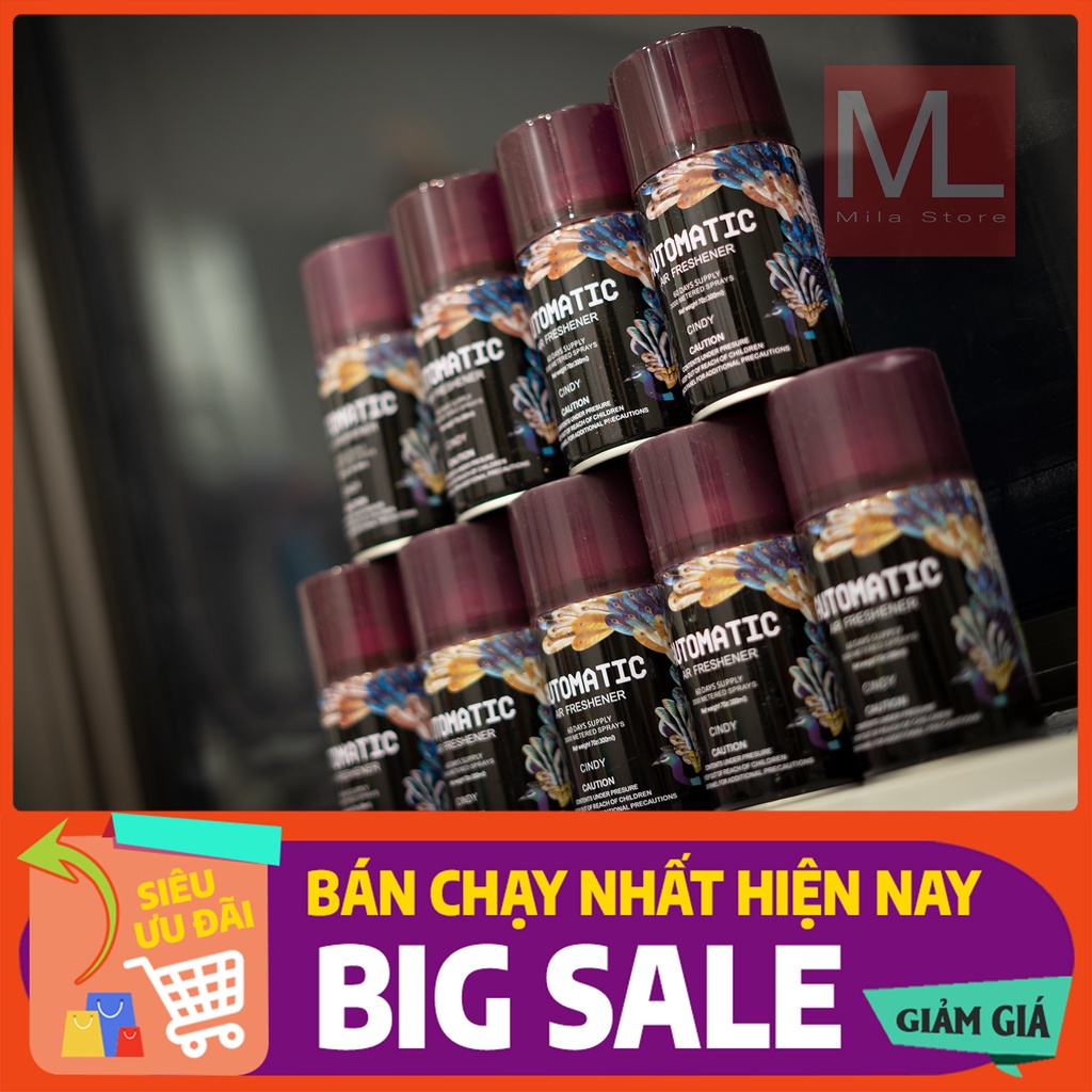 [COMBO 12 THÁNG THƠM NGÁT] Máy xịt thơm phòng tự động