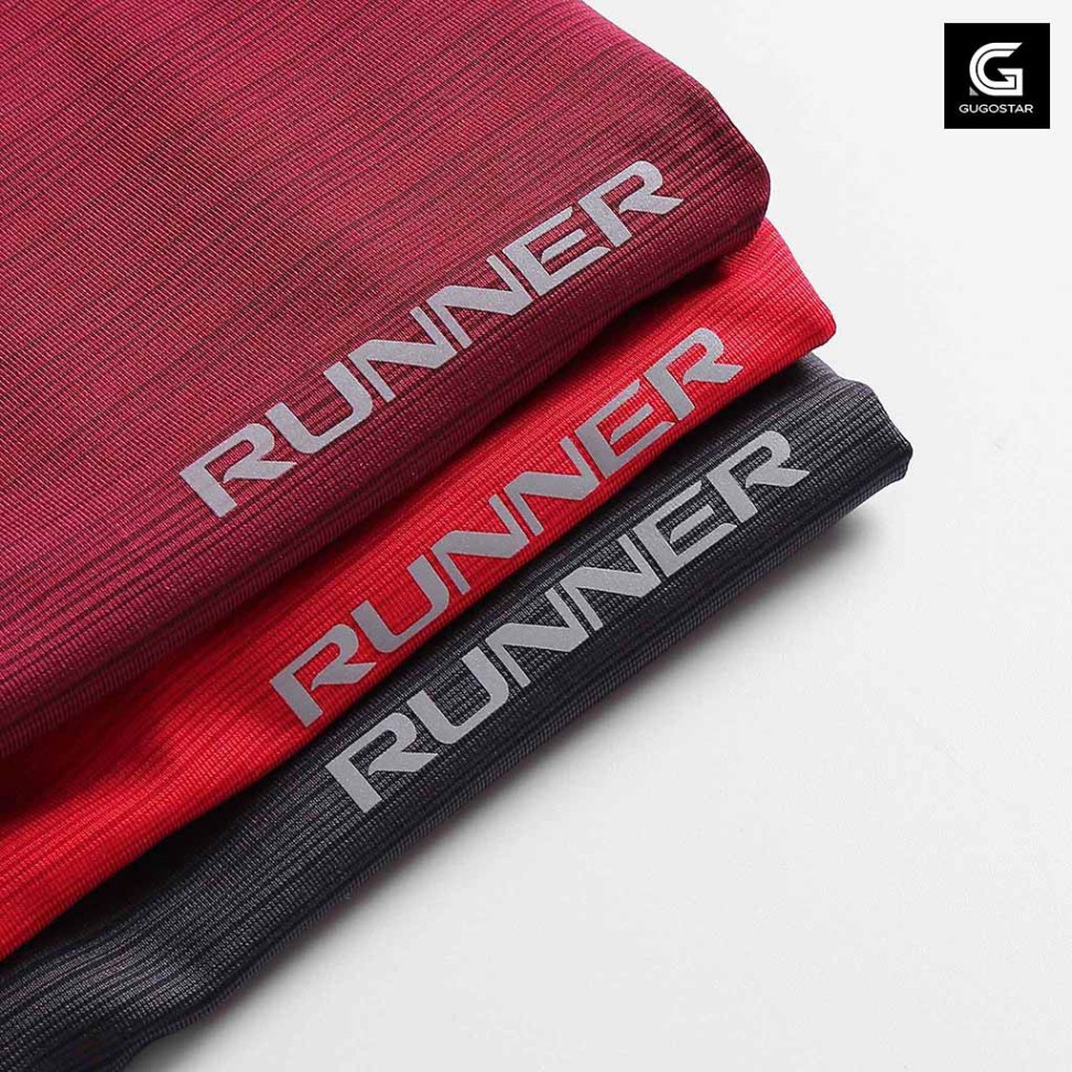 Áo Thun Nam Vải XƯỢC RUNNER G511, Chất Mềm Mịn, Co Giãn 4 Chiều - GUGOSTAR