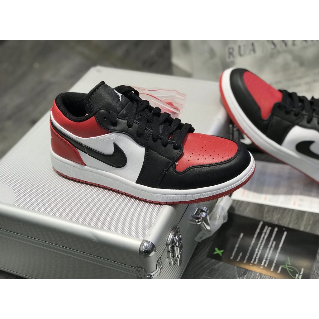 Siêu Phẩm Giày Thể Thảo Sneaker JD Đỏ Trắng  Bred Toe 2020 Cao Cấp Ảnh Thật + freeship + Tặng Tất
