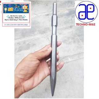 Mũi đục nhọn phá bê tông chuôi lục giác 17x280mm c-mart a0982-17