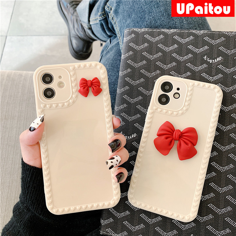 Iphone 12 11 Pro Max 12 Mini Se 2020 Xs Max Xr X Xs 7 8 Plus ốp điện thoại Họa Tiết Hình Nơ Dễ Thương Cho | BigBuy360 - bigbuy360.vn