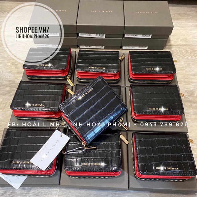 - Ví mini chất da rắn nhiều ngăn có khoá kéo loại đẹp fullbox