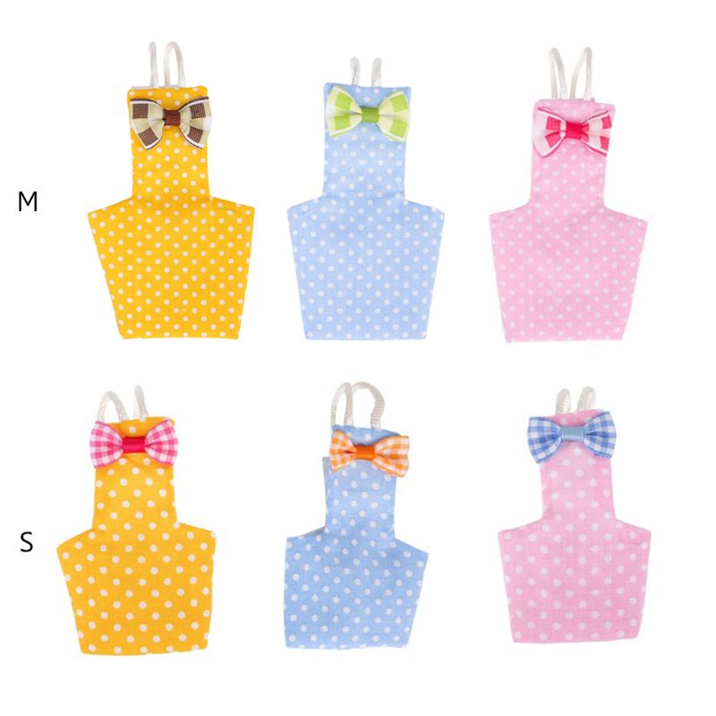 Tã Lót Thắt Nơ Họa Tiết Chấm Bi Có Thể Giặt Sạch Tái Sử Dụng Cho Vẹt