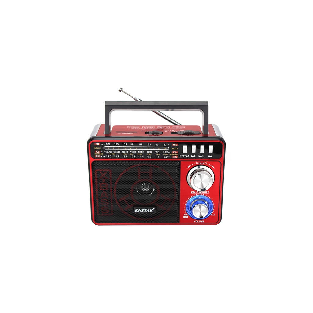ĐÀI FM Knstar 1030BT Chất Lượng Tốt Đa Chức Năng  Radio Với USB/Khe Cắm SD -hàng Chính hãng