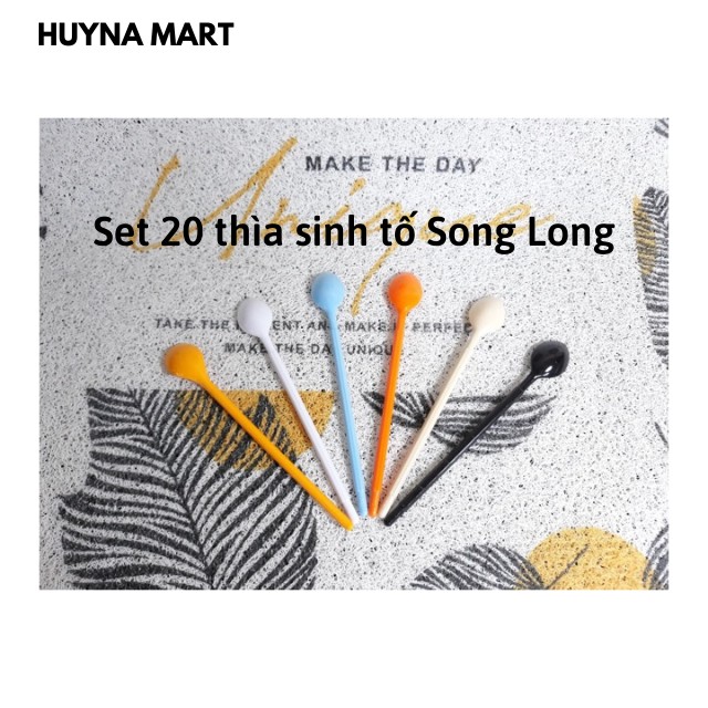 Set 20 Thìa Sinh tố Cán Dài Hãng Song Long An Toàn Khi Sử Dụng