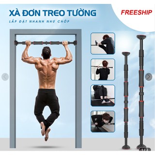 Xà đơn treo tường, gắn tường điều chỉnh 2019 60-100cm và 83-130cm nặng 1,7 và 2,1kg