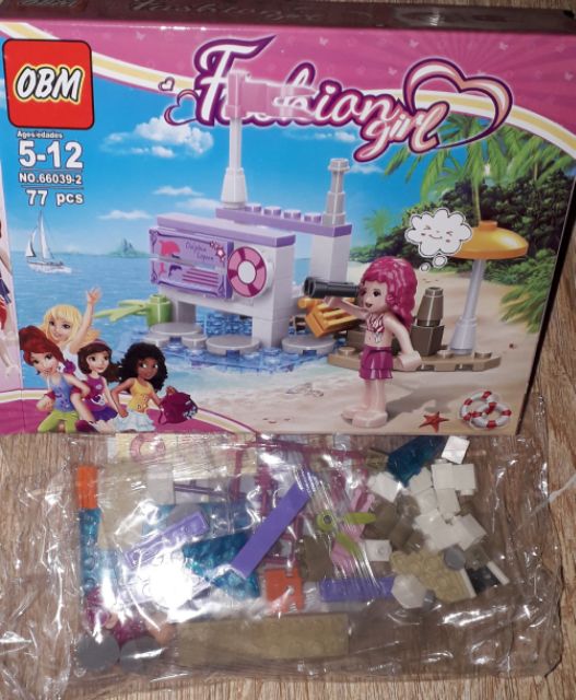 Lắp ráp 1 hộp Lego_Fashion Girl 66039 đi dã ngoại nhiều chi tiết bằng nhựa ABS rất đẹp