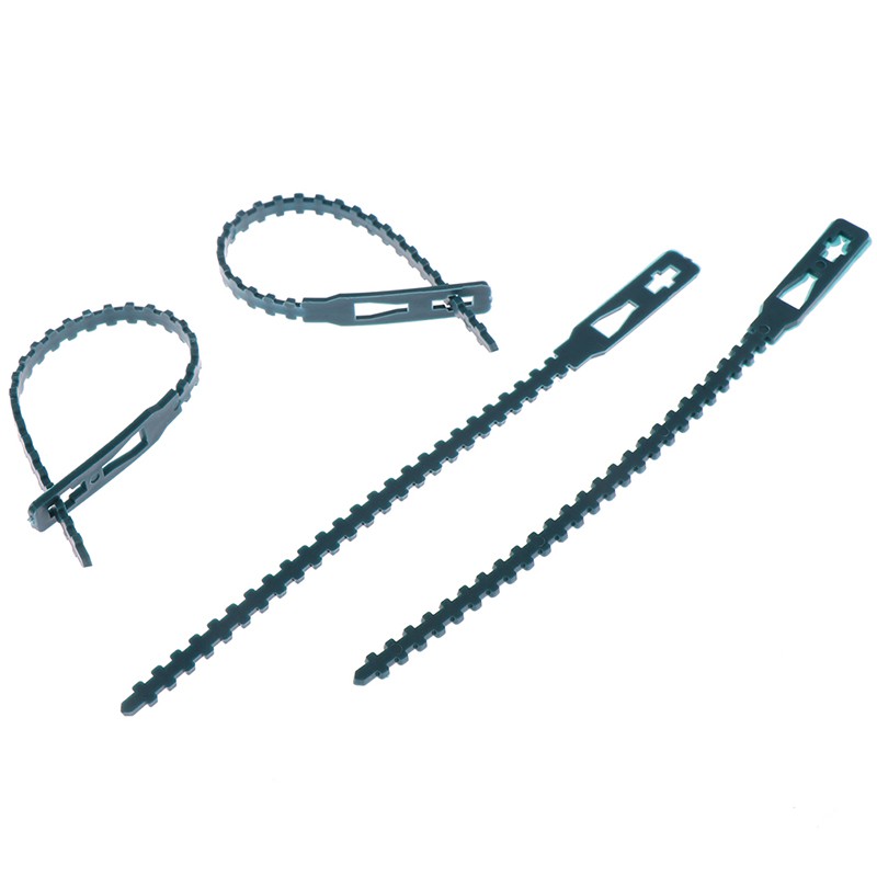 Set 50 Dây Cáp Nhựa Buộc Cây Trồng Có Thể Điều Chỉnh Tái Sử Dụng